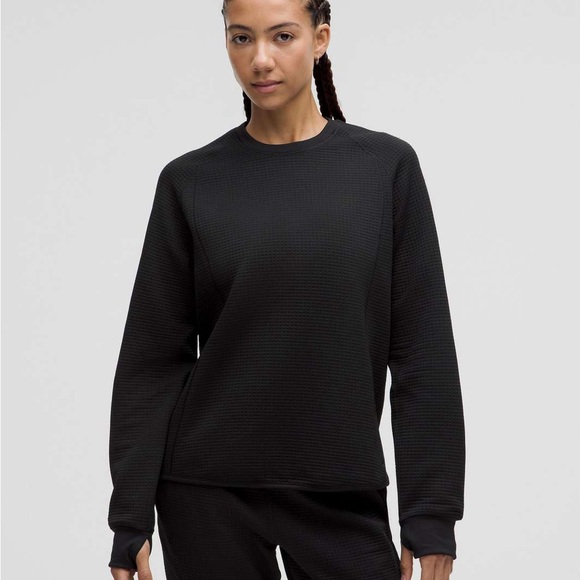 lululemon athletica Tops - Lululemon Waffle Knit Crewneck